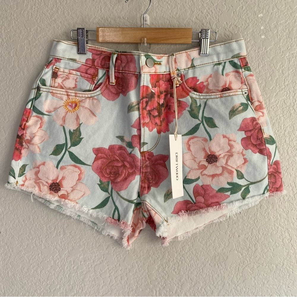 Free People x Driftwood Goldie Floral Jeans